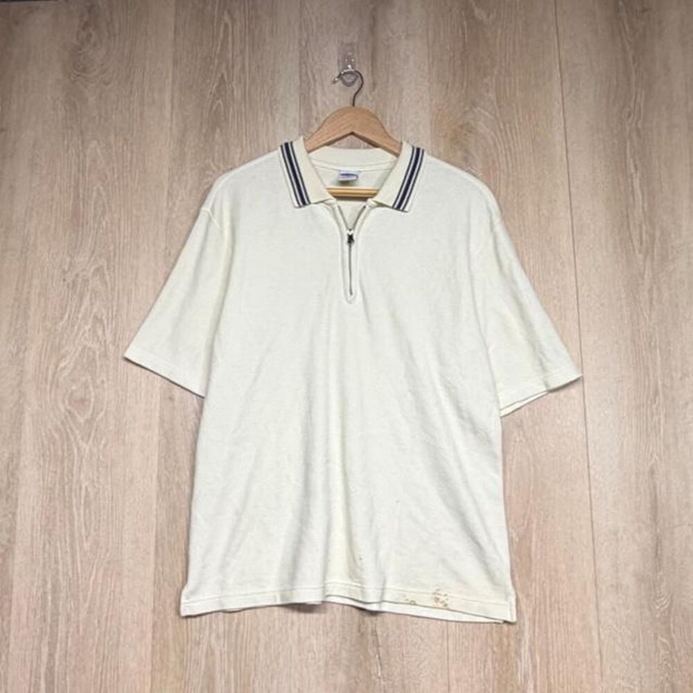 Old-navy Men's Cream and White Polo-shirts